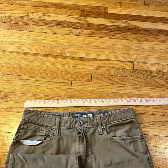 BKE Pants Mens 33 Brown Jake Straight Chino Khaki - Picture 7 of 10